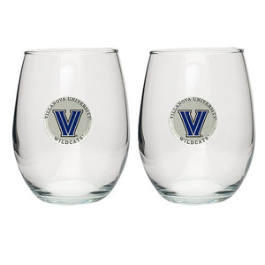 Villanova University Stemless Goblet (Set of 2) - Heritage Metalworks, Inc.