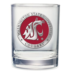 Washington State University Double Old Fashioned Glass - Heritage Metalworks, Inc.