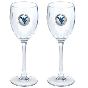 West Virginia University Goblets (Set Of 2) - Heritage Metalworks, Inc.